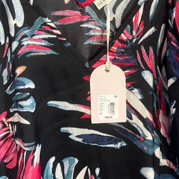 BRAND NEW ~ NWT ~ $38.00 VAN WINKLE & CO BRUSH STROKES TANK TOP SIZE M / MEDIUM - Picture 9 of 12